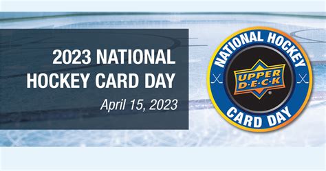 2023 Upper Deck National Hockey Card Day! – Dave and Adam's Store