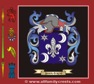 Elvey family crest and meaning of the coat of arms for the surname ...