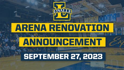 La Salle University Basketball Arena Renovation Announcement - YouTube