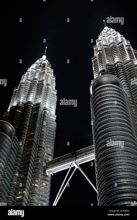 Petronas Towers at night, Kuala Lumpur, Malaysia Stock Photo - Alamy