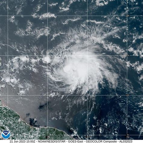 Tropical Storm Bret forecast path, spaghetti models