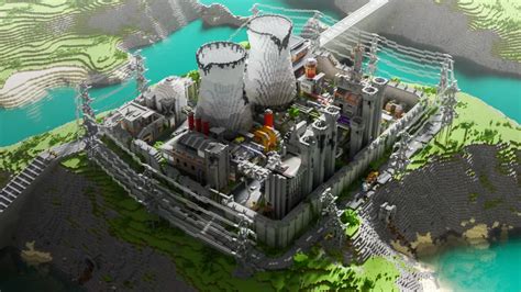 Abandoned Nuclear Power Plant Minecraft Map