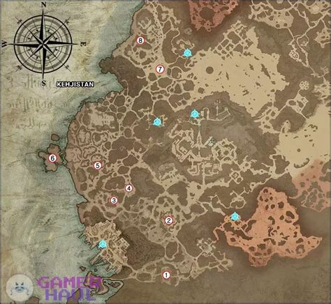 Kehjistan Event Locations Diablo 4 - Gamer Haul