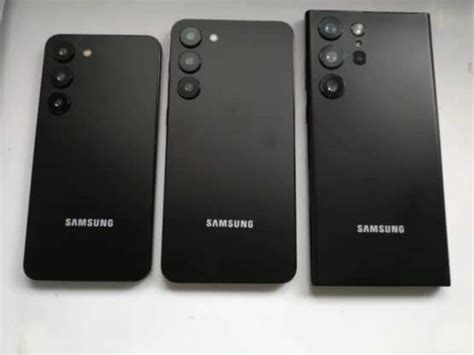 Galaxy S23 trio appear in dummy units to reveal size difference – To ...