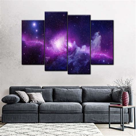 Sparkling Purple Galaxy Wall Art | Photography