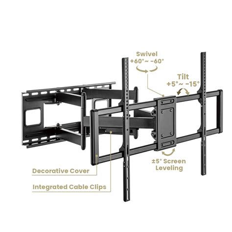 HEAVY-DUTY FULL-MOTION TV WALL MOUNT Supplier and Manufacturer- LUMI