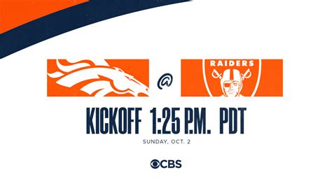 Denver Broncos at Las Vegas Raiders: How to stream, watch on TV and ...