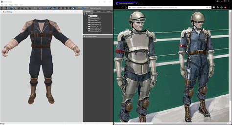 [FO4][WIP] Concept Art Synth Uniform screenshot : r/FalloutMods
