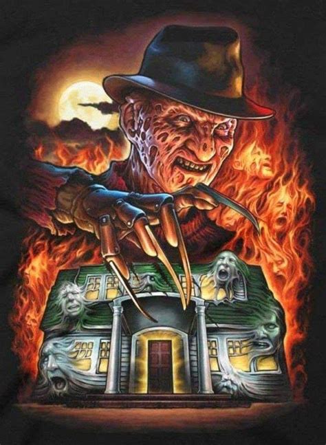 Pin by Michael Wilke on Nightmare’s freddy Kruger artwork and pictures in 2020 | Horror movie ...