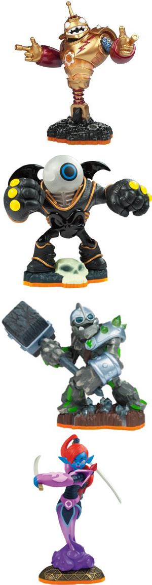 Skylanders Giants Figure Check List