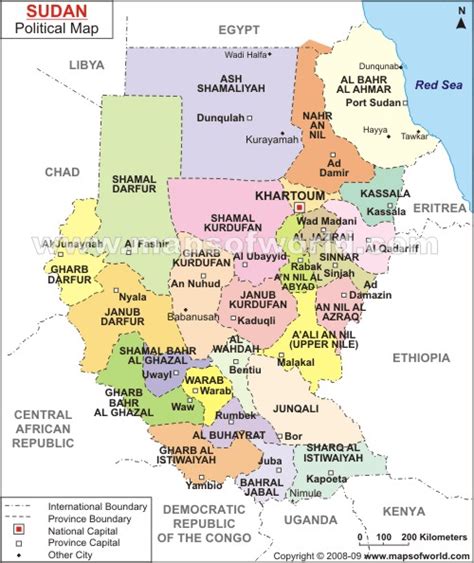 Juba Map - Sudan