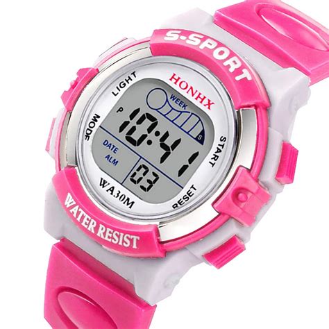 Fashion Living Waterproof Kids Watches Children Boy Students Digital ...