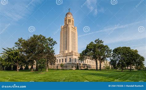 Nebraska State Capitol stock photo. Image of government - 256170326