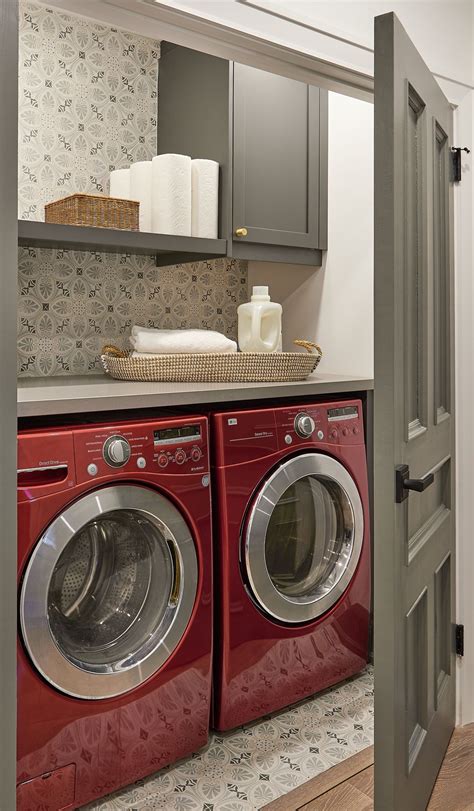 Laundry Room Fun | Red washer and dryer, Laundry room renovation ...