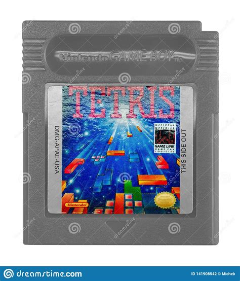 Tetris Nintendo Game boy editorial photography. Image of decorative ...