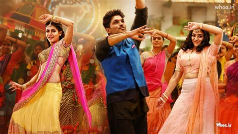 Allu Arjun And Samantha Dance In Satyamurthy HD Movies Wallpaper