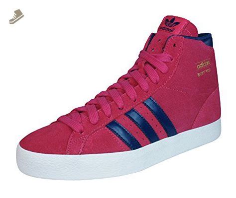 adidas Originals Basket Profi Womens Sneakers / Hi Tops-Red-7.5 - Adidas sneakers for women ...