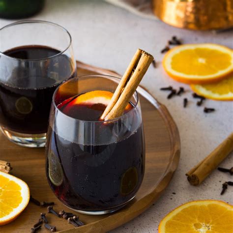 Christmas Market Style Glühwein (German Mulled Wine)