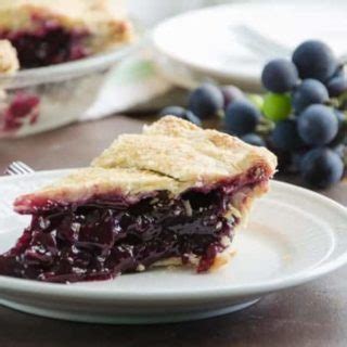 Concord Grape Pie - Home in the Finger Lakes