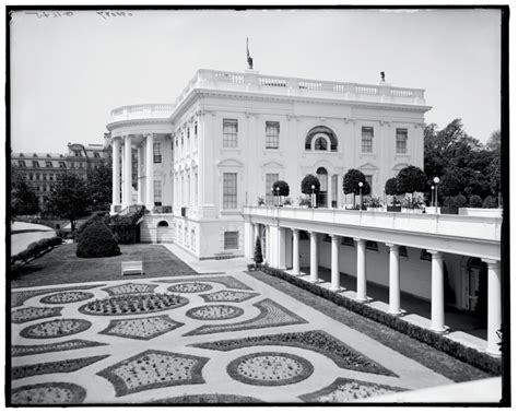 White House East Garden - 1904 - White House Historical Association