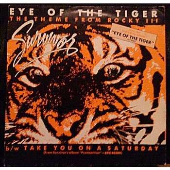 Eye of the tiger : the theme from rocky iii (3) - Survivor - ( 7'' (SP ...