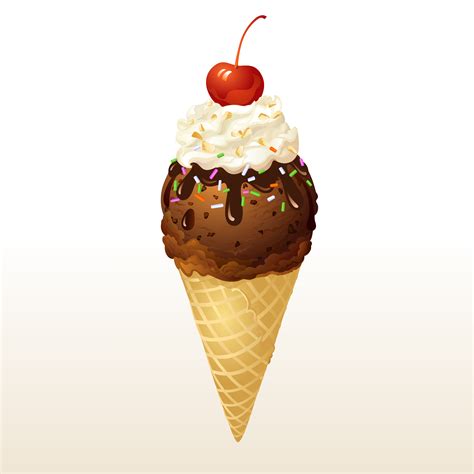 Chocolate Ice cream cone 677110 Vector Art at Vecteezy