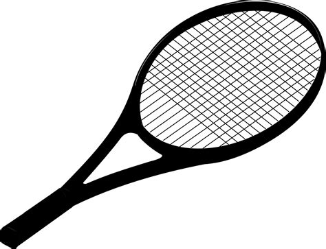 Raqueta Tenis Negro - Gráficos vectoriales gratis en Pixabay