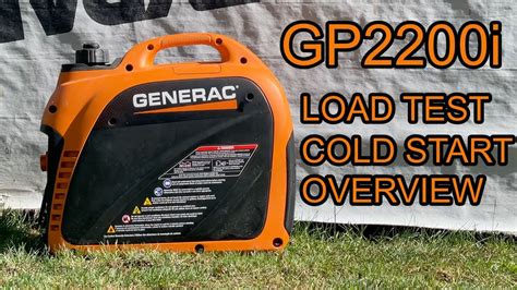 GENERAC GP2200i Inverter Generator Overview - YouTube