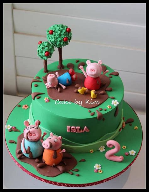 Peppa Pig Happy Birthday Cake