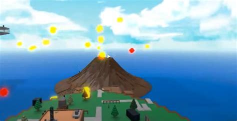 Roblox Natural Disaster Survival Volcano