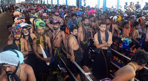 Sabarimala temple opened, high footfall on eve of pilgrimage season ...