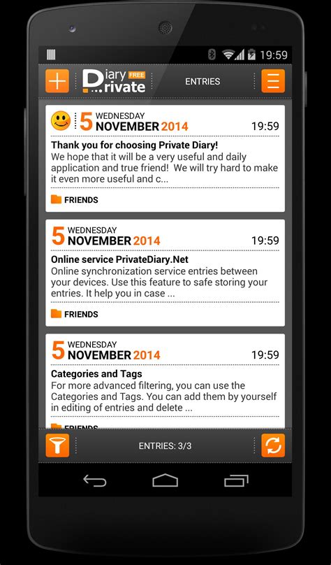 Private DIARY Free - Personal journal for Android - APK Download
