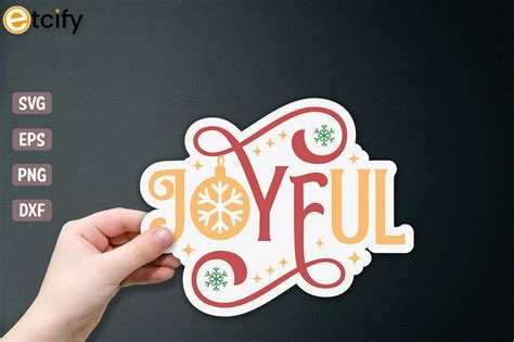 Joyful Sticker Graphic by etcify · Creative Fabrica