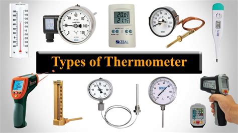 Types of Thermometer - Uses of Thermometer - Thermometer Types | Thermometer, Types of ...