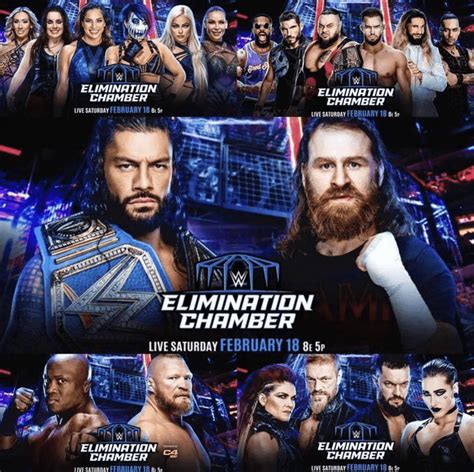 WWE Elimination Chamber 2023 Spoilers Sees Two Championships Contested ...