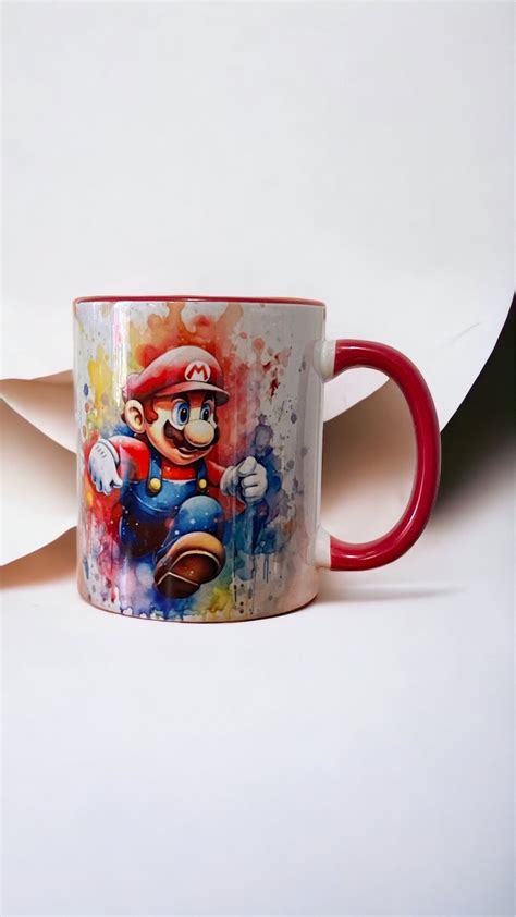 Super Mario Personalized Mug, Personalized Mug, Custom Mugs, Super Mario Movie, Mario Bros ...