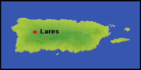 Lares Puerto Rico Map