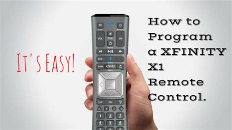 How To Program Your Xfinity X1 Remote Control - VanDruff Home ...