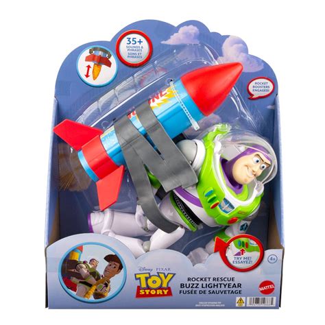 Toy Story Rocket Rescue Buzz Lightyear Action Figure Set with Sound