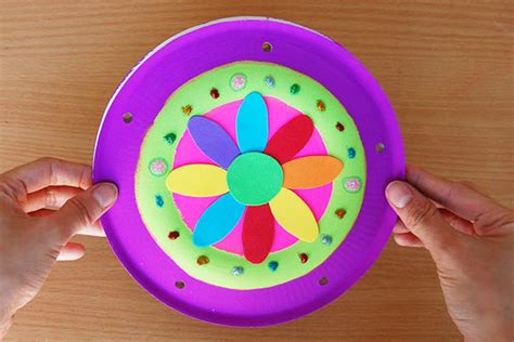 Paper Plate Tambourine | Kids' Crafts | Fun Craft Ideas | FirstPalette.com