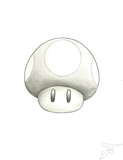 Mario Mushroom Sketch at PaintingValley.com | Explore collection of Mario Mushroom Sketch