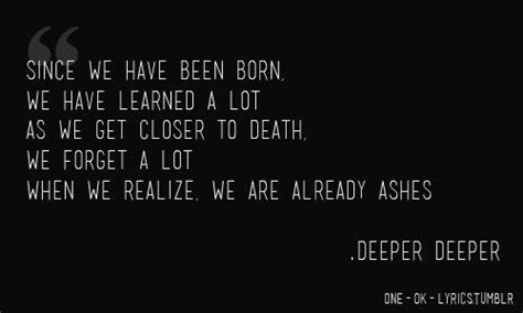 Deeper deeper lyrics_ one ok rock One Ok Rock Lyrics, Lyric Quotes ...