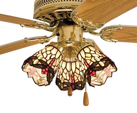 Meyda 99245 Tiffany Hanginghead Dragonfly Fan Light Shade