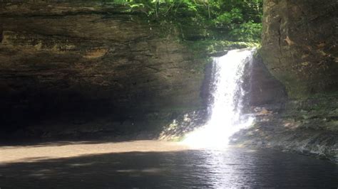 Waterfall in Matthiessen State Park Round 2 - YouTube