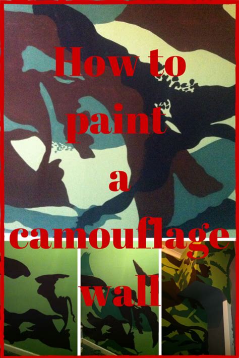 Let me tell you... How to paint a camouflage wall | Camouflage bedroom, Camouflage room, Camo room