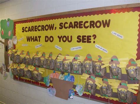 October Bulletin Board - - scarecrow bulletin board | Preschool ...