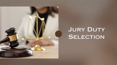 A Story About Jury Duty Selection - YouTube