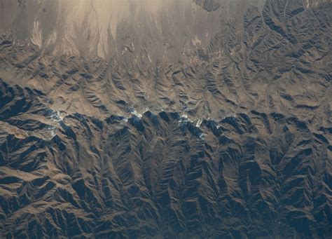 Snow-capped Andes Mountains Seen From Orbit - SpaceRef