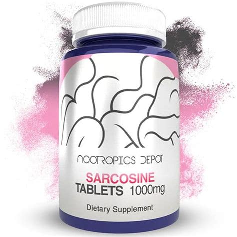 Sarcosine tabletas 1000mg (x60) - Cuerpoymente.mx