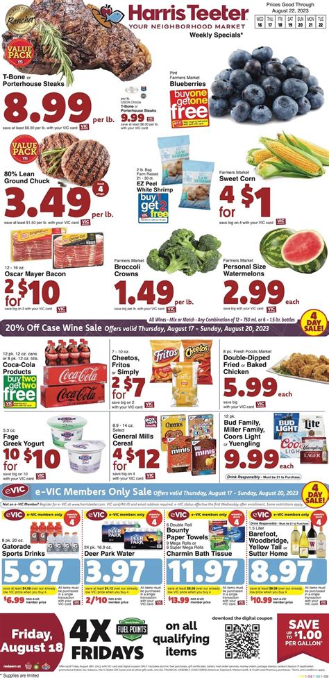 Harris Teeter Weekly Ad Aug 16 - 22, 2023 - WeeklyAds2